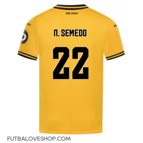 Dres Wolves Nelson Semedo #22 Domáci 2024-25 Krátky Rukáv